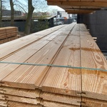 Ca. 36x Douglas Blokhut Profiel, 28x175mm, lengte 500cm